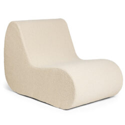 Ferm Living designová křesla Rouli Center Module Pure Bouclé