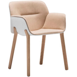 Andreu World designové židle Nuez Armchair Wood