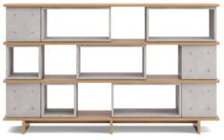 Lyon Beton designové komody Dice Bookcase 6M4L (šířka 229.5 cm)
