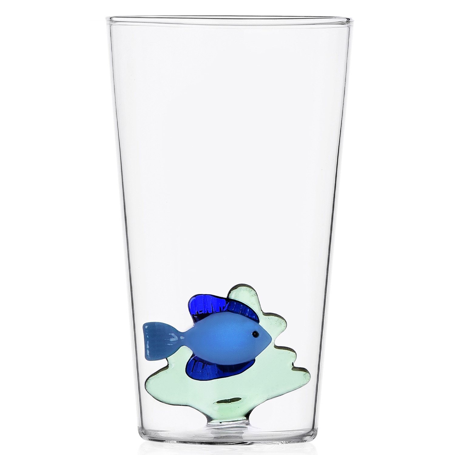 Ichendorf Milano designové sklenice na vodu Marine Garden Longdrink Blue Fish Green Seaweed
