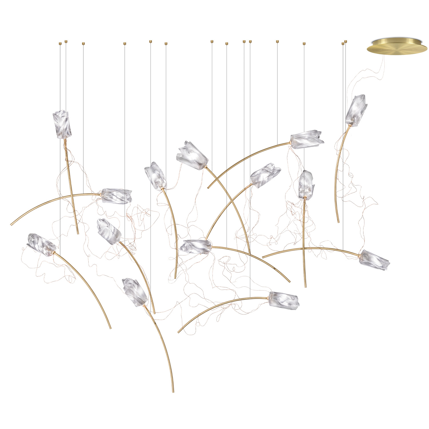 Slamp designová závěsná svítidla Tulip Suspension (velikost 14)