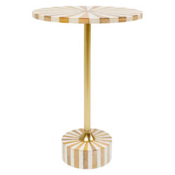 Kare designové odkládací stolky Domero Chess (Ø40 cm)