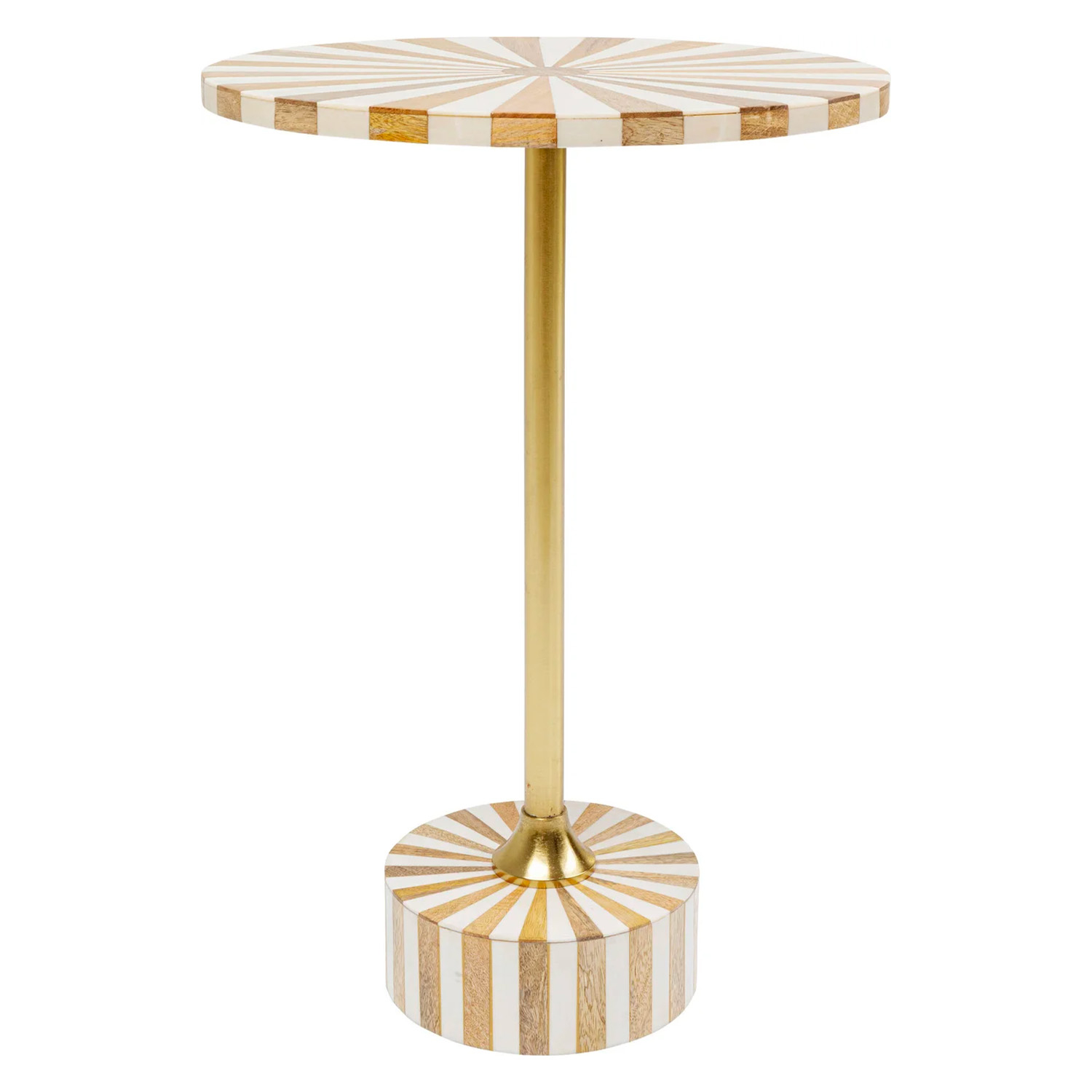 Kare designové odkládací stolky Domero Chess (Ø40 cm)