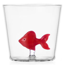 Ichendorf Milano designové sklenice na vodu Animal Farm Tumbler Red Fish