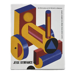 Modernista designové knihy Fold-out book JEUX D'ENFANCE
