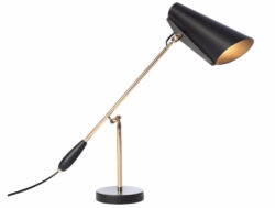 Výprodej Northern designové stolní lampy Birdy Table - černá/mosaz