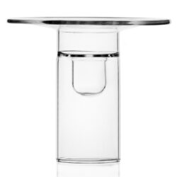 Výprodej Ichendorf Milano designové svícny Firefly Candleholder Medium čirá/ růžová