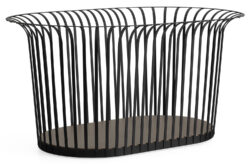 Výprodej Audo Copenhagen designové koše na noviny a knihy Ribbon Basket - černá