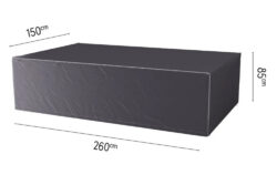Platinum designové zahradní ochranné plachty na nábytek AeroCovers (260 x 150 cm)