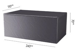 Platinum designové zahradní ochranné plachty na nábytek AeroCovers (240 x 110 cm)