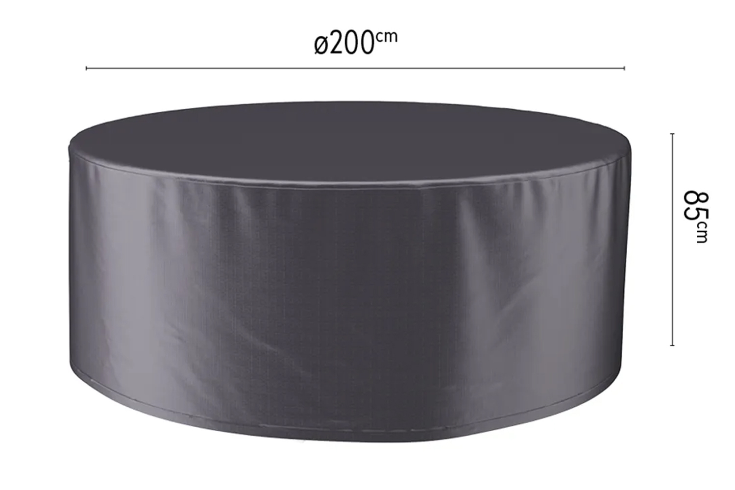 Platinum designové zahradní ochranné plachty na nábytek AeroCovers (Ø200 cm)