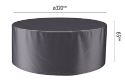 Platinum designové zahradní ochranné plachty na nábytek AeroCovers (Ø320 cm)