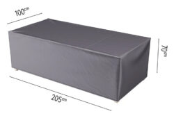 Platinum designové zahradní ochranné plachty na nábytek AeroCovers (250 x 100 cm)