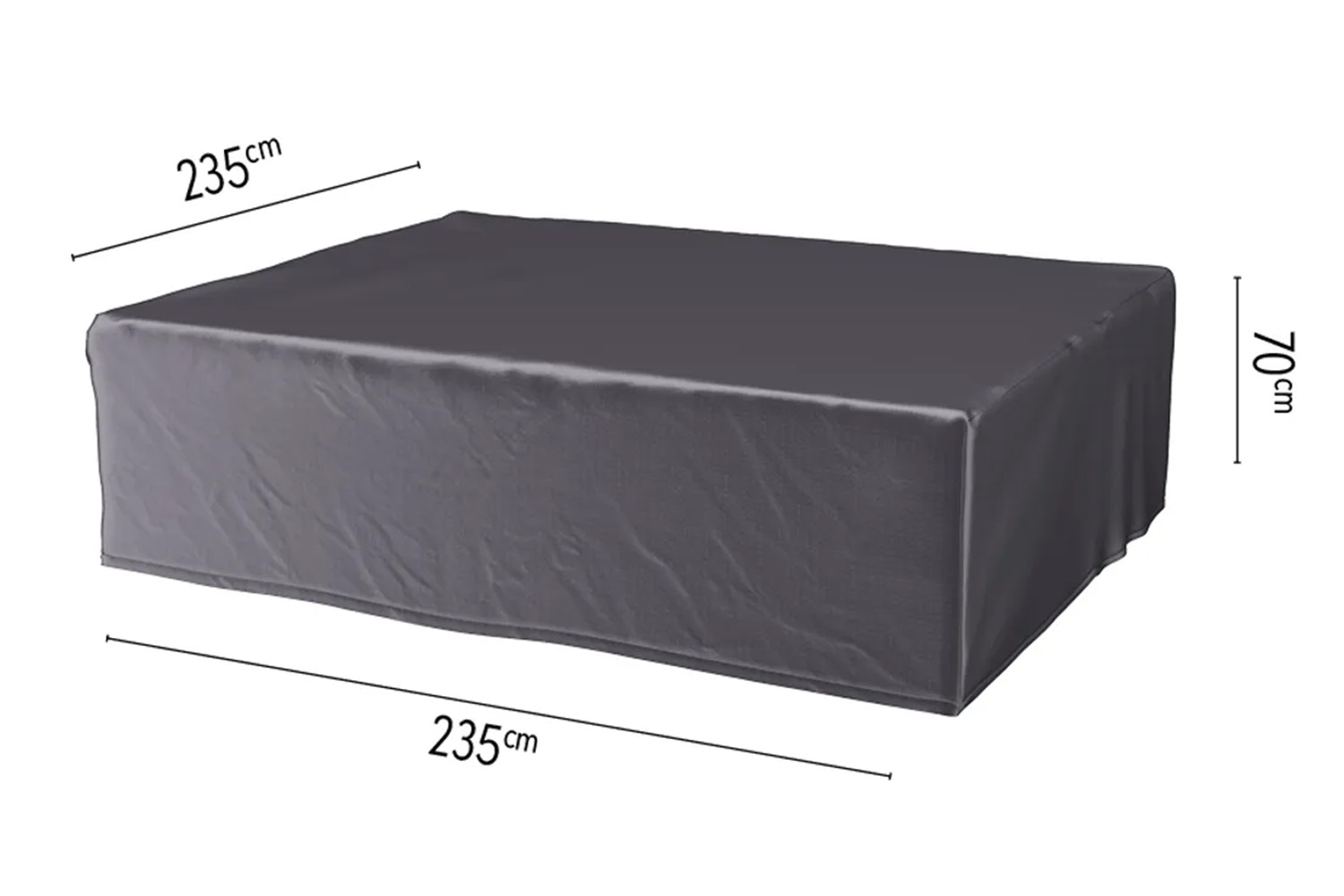 Platinum designové zahradní ochranné plachty na nábytek AeroCovers (235 x 235 cm)