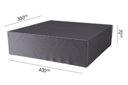 Platinum designové zahradní ochranné plachty na nábytek AeroCovers (400 x 300 cm)