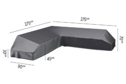 Platinum designové zahradní ochranné plachty na nábytek AeroCovers (275 x 275 x 90 cm)