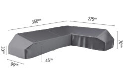 Platinum designové zahradní ochranné plachty na nábytek AeroCovers (350 x 275 x 90 cm)