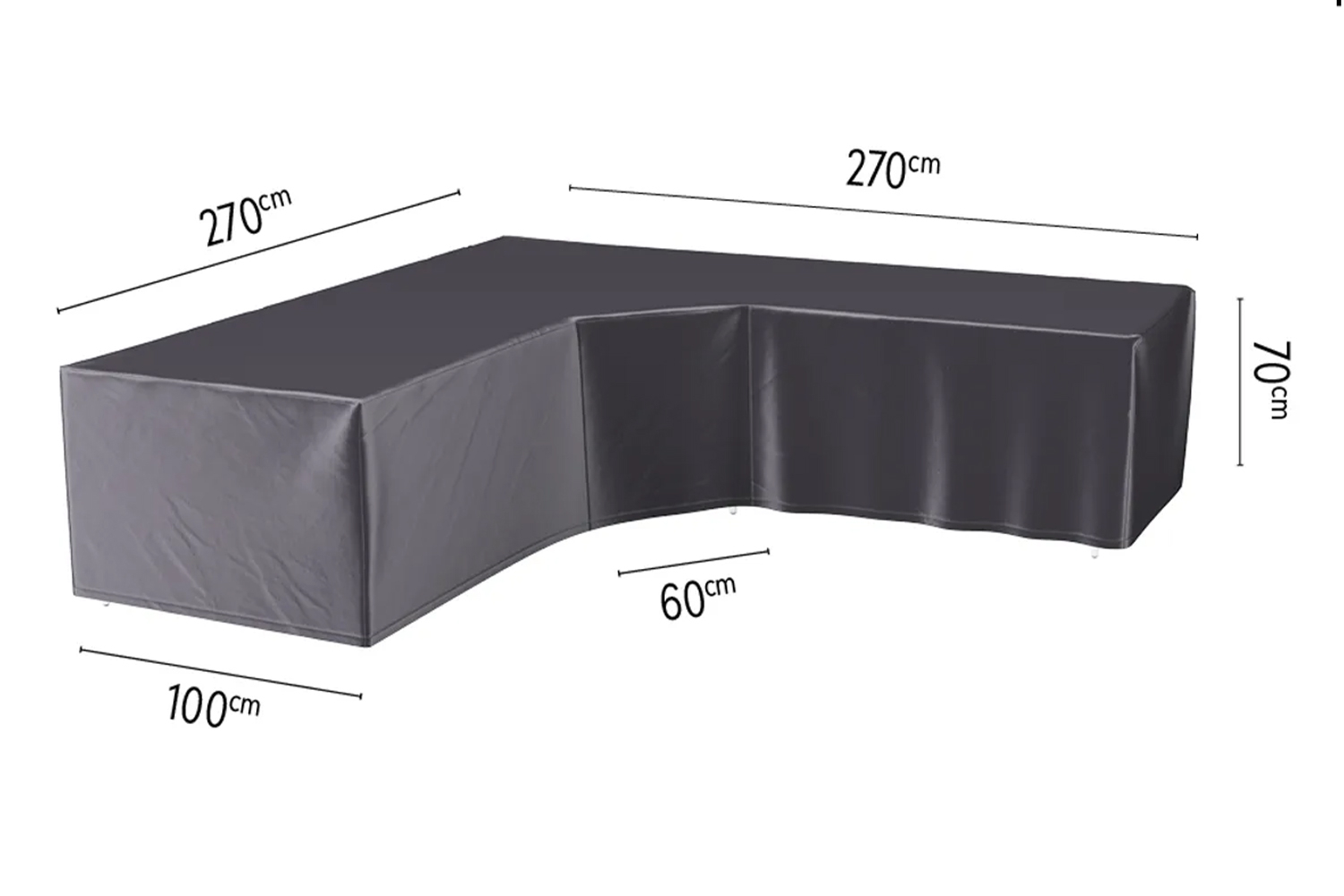 Platinum designové zahradní ochranné plachty na nábytek AeroCovers (270 x 270 x 100 cm)