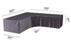 Platinum designové zahradní ochranné plachty na nábytek AeroCovers (300 x 300 x 100 cm)