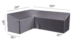 Platinum designové zahradní ochranné plachty na nábytek AeroCovers (270 x 210 x 85 cm)