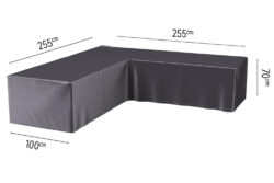 Platinum designové zahradní ochranné plachty na nábytek AeroCovers (255 x 255 x 100 cm)