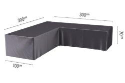 Platinum designové zahradní ochranné plachty na nábytek AeroCovers (300 x 300 x 100 cm)