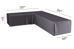 Platinum designové zahradní ochranné plachty na nábytek AeroCovers (355 x 275 x 100 cm)