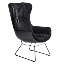 Freifrau Manufaktur designová křesla Leya Cocktail Wingback Chair Sledge