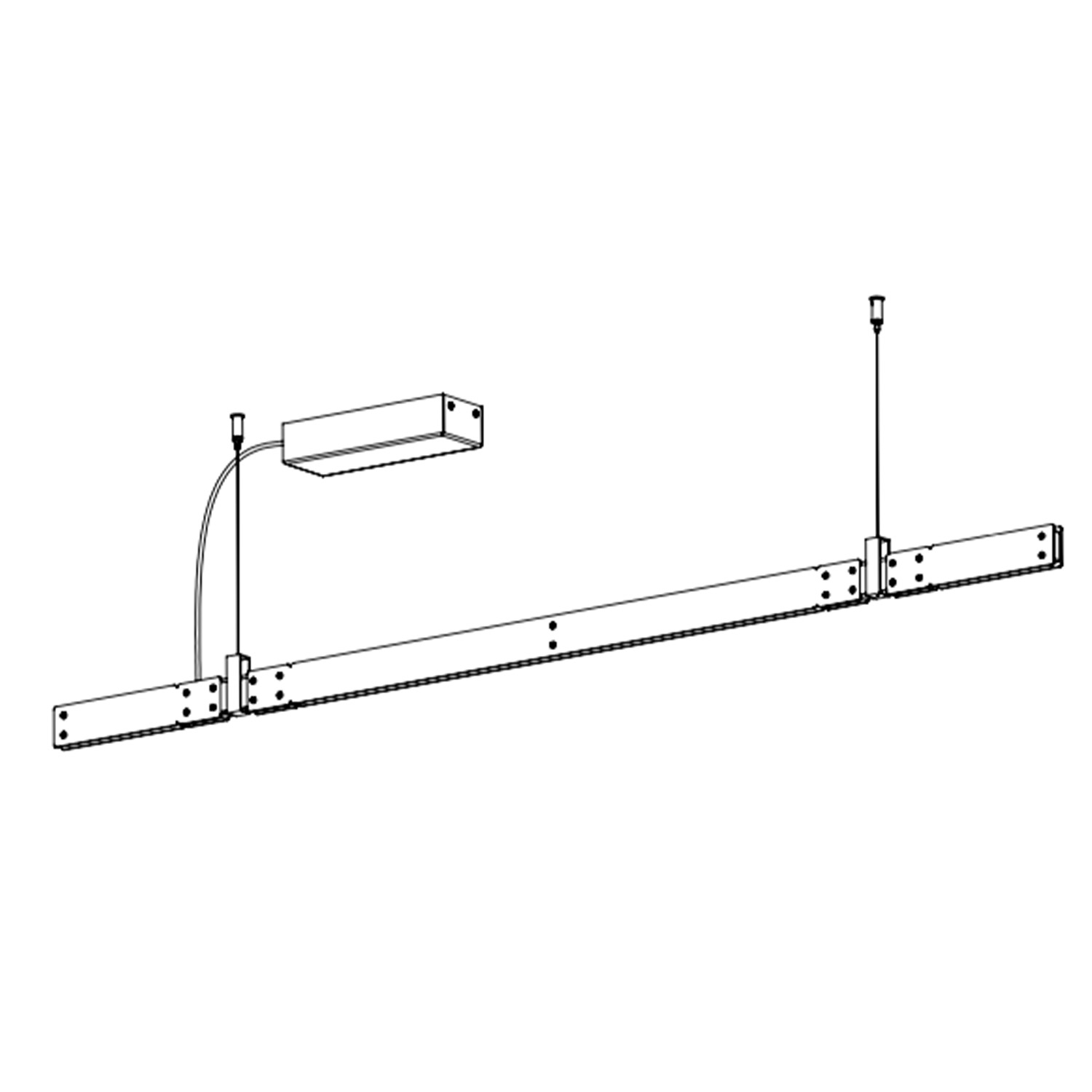 Karman designová závěsná svítidla Stant Konstrukce (délka 150 cm)