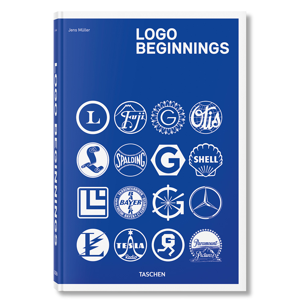 Taschen designové knihy Logo Beginnings