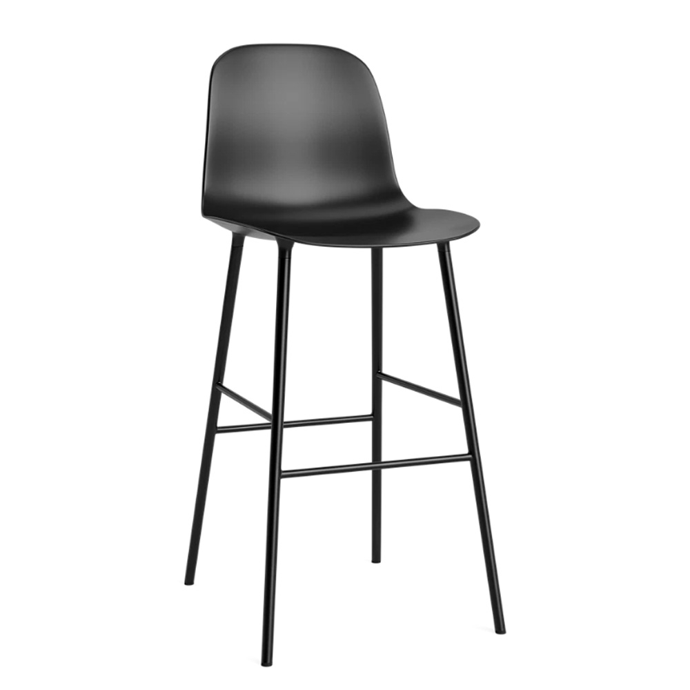 Normann Copenhagen designové barové židle Form Bar Chair Steel (75 cm)