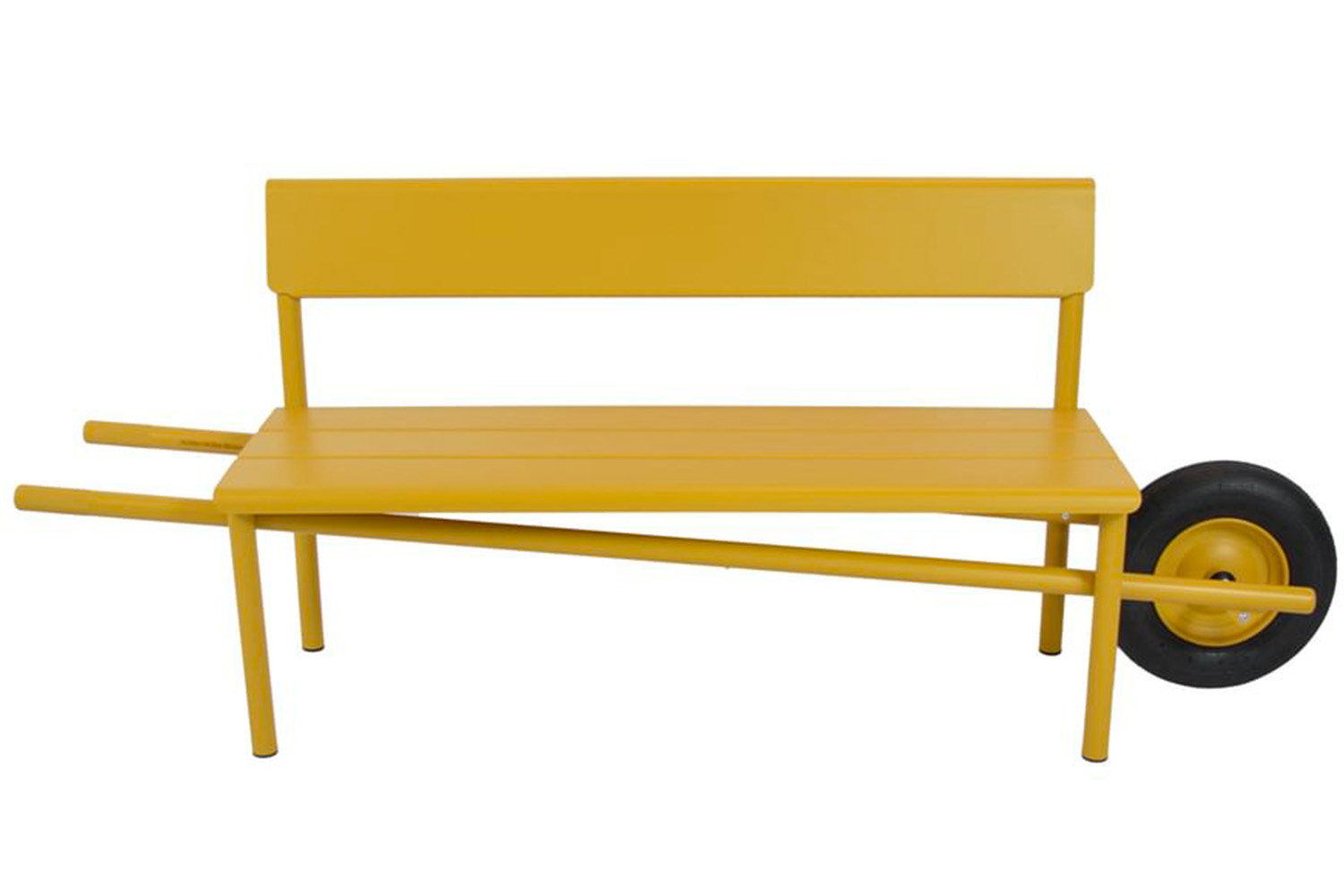 Weltevree designové zahradní lavice Wheelbench Kröller-Müller Edition