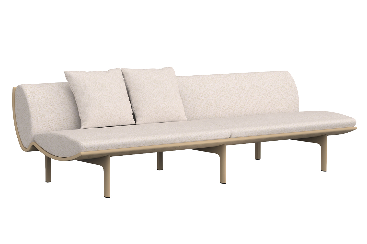 Gandiablasco designové zahradní sedačky Dunne 3 Seater Sofa