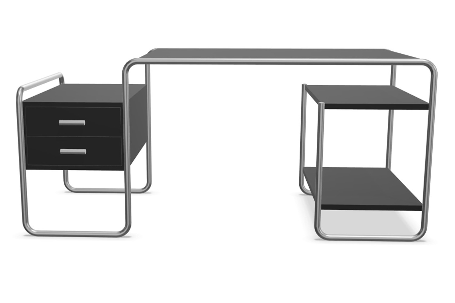 Thonet designové pracovní stoly S 285 Reversed (2 Shelves