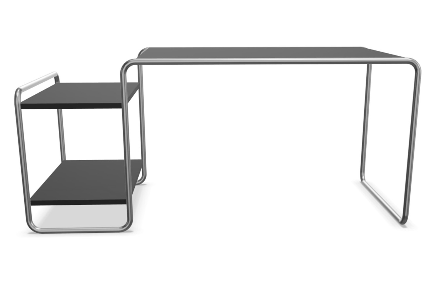 Thonet designové pracovní stoly S 285/1 Reversed (2 Shelves)