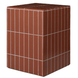 Ferm Living designové odkládací stolky Pillar Pedestal Low (32 x 32 cm)