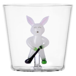 Ichendorf Milano designové sklenice na vodu Snow Games Tumbler Rabbit And Ice Hockey