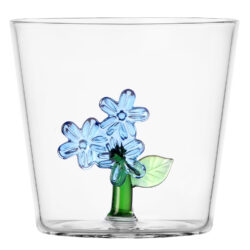 Ichendorf Milano designové sklenice na vodu Botanica Tumbler Light Blue Flower