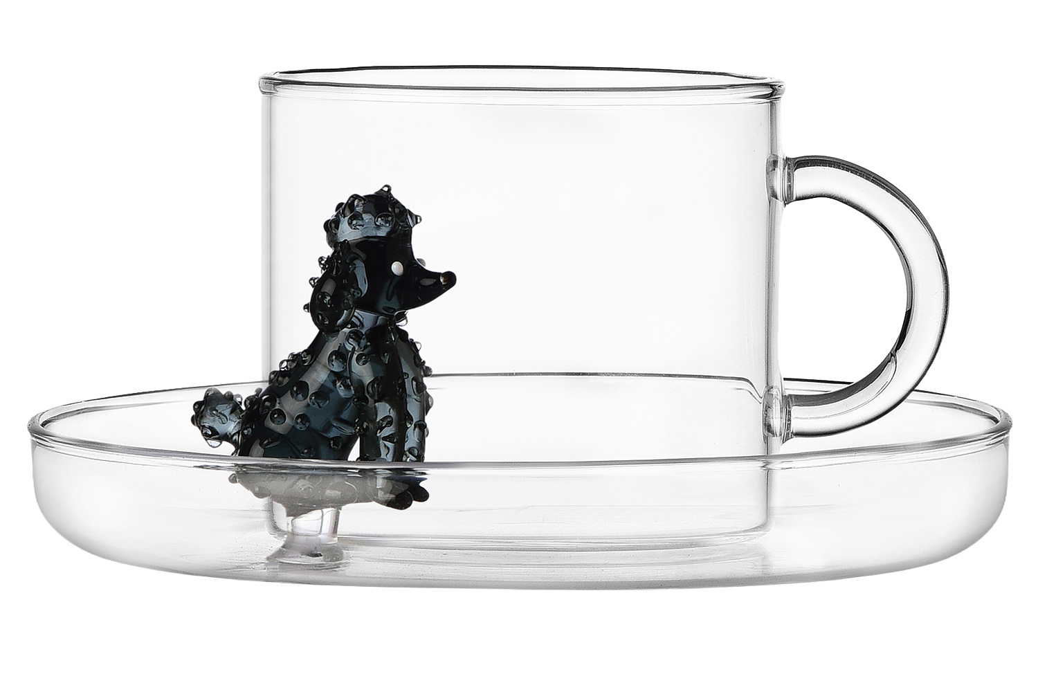 Ichendorf Milano designové šálky na čaj Dogs Tea Cup With Saucer Poodle