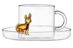 Ichendorf Milano designové šálky na čaj Dogs Tea Cup With Saucer Chihuahua