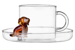 Ichendorf Milano designové šálky na čaj Dogs Tea Cup With Saucer Golden Retriver