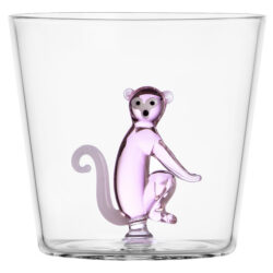 Ichendorf Milano designové sklenice na vodu Savannah Tumbler Pink Monkey