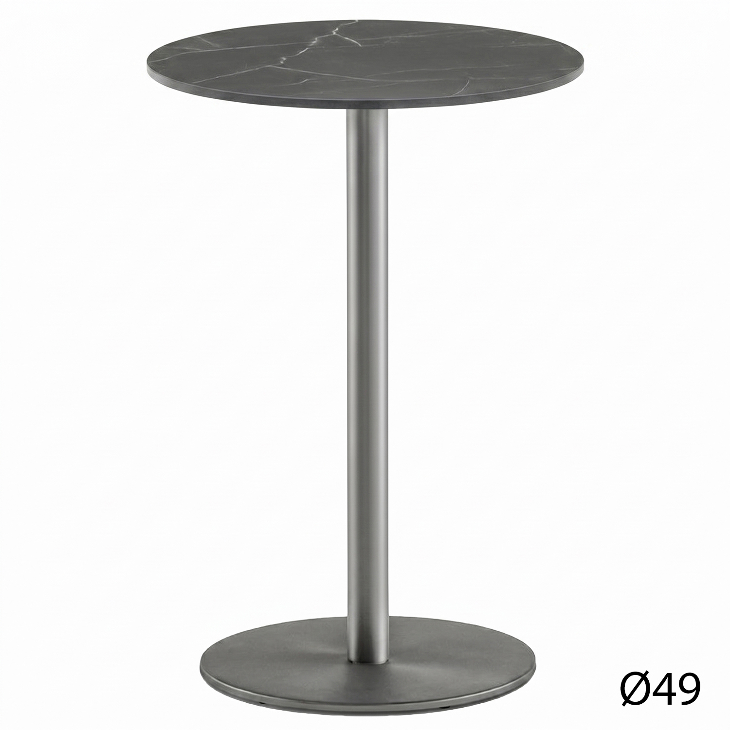 Pedrali designové jídelní stoly Inox 4400 (Ø 49cm)