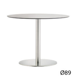 Pedrali designové jídelní stoly Inox 4430 (Ø 89cm)