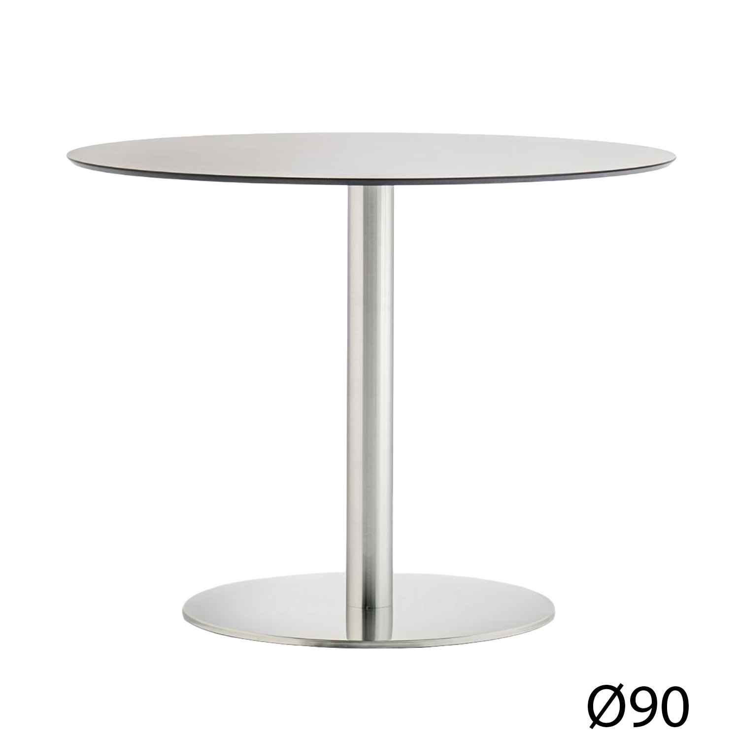Pedrali designové jídelní stoly Inox 4430 (Ø 90cm)