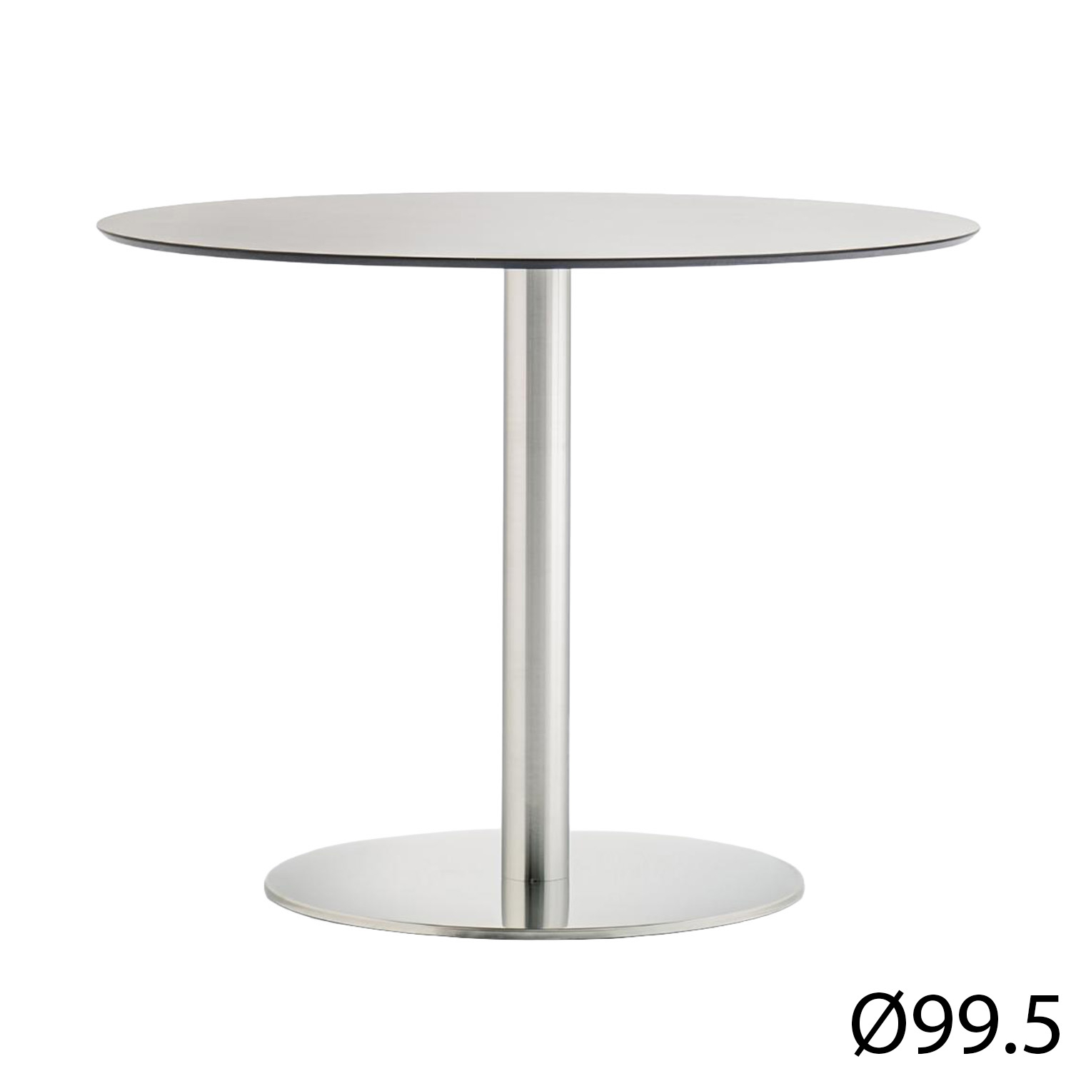 Pedrali designové jídelní stoly Inox 4430 (Ø 99.5 cm)
