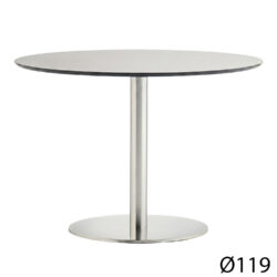 Pedrali designové jídelní stoly Inox 4430 (Ø 119cm)