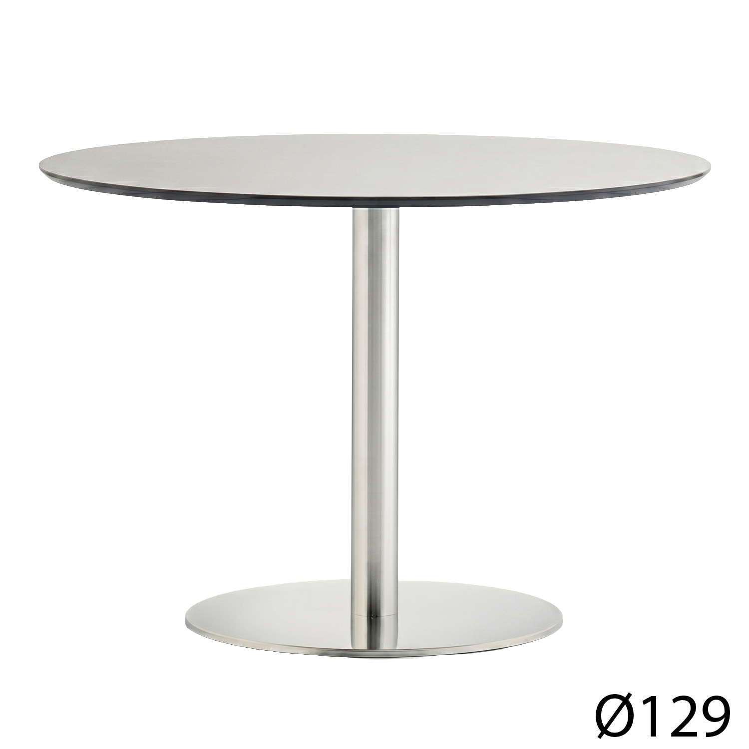 Pedrali designové jídelní stoly Inox 4430 (Ø 129 cm)