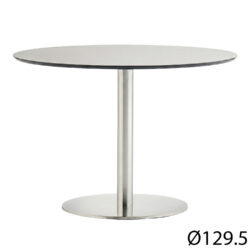 Pedrali designové jídelní stoly Inox 4430 (Ø 129.5 cm)
