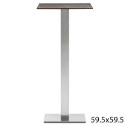 Pedrali designové kavárenské stoly Inox 4444 (59.5x59.5 cm)